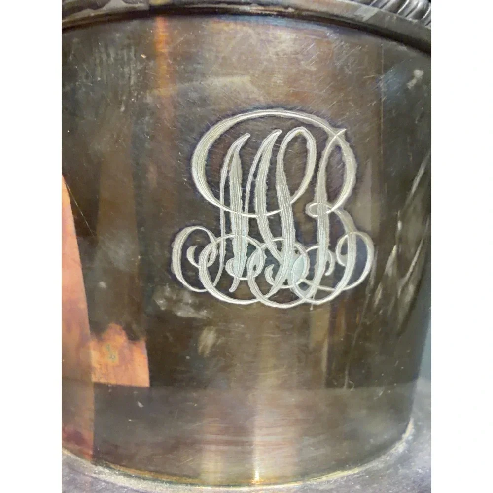 Tiffany & Co Makers 10540 Silver Soldered EP Tea Strainer Cup Monogram